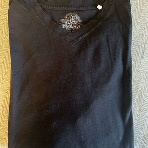 Prana Black Large Men’s V Neck T-Shirt